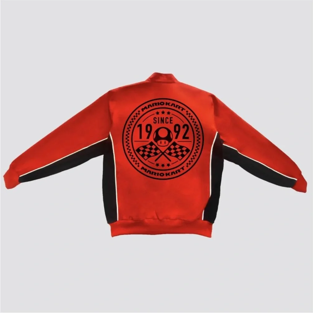 Red Racing Canvas Racing Jacket - S - Picture 2 of 10